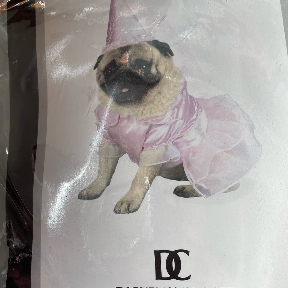NWT Dickens Closet by Petco Pretty in Pink Dog Princess Costume sz M